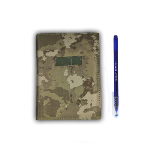 yeni kamuflaj sert kapak askeri not defteri
