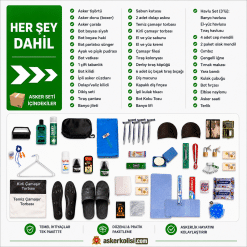 Alternative view of 12'li Her Şey Dahil Asker Seti: 89 Parça Asker Paketi