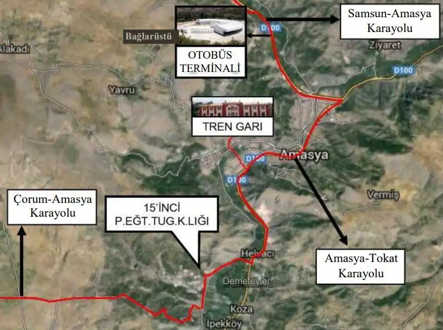 15 egitim tugayi amasya harita nerede nasil gidilir 15 egitim tugayi amasya harita nerede nasil gidilir