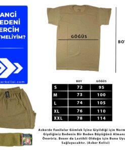 Alternative view of Asker Tişörtü (Kollu Asker Fanilası)