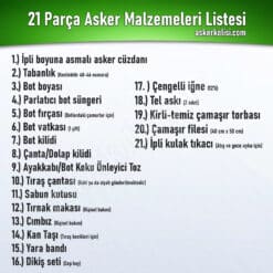 asker malzemeleri 21parca temiz kirli asker cuzdani ipli tiras cantasi bot boyasi1