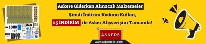 askere giderken alinacak malzemeler banner