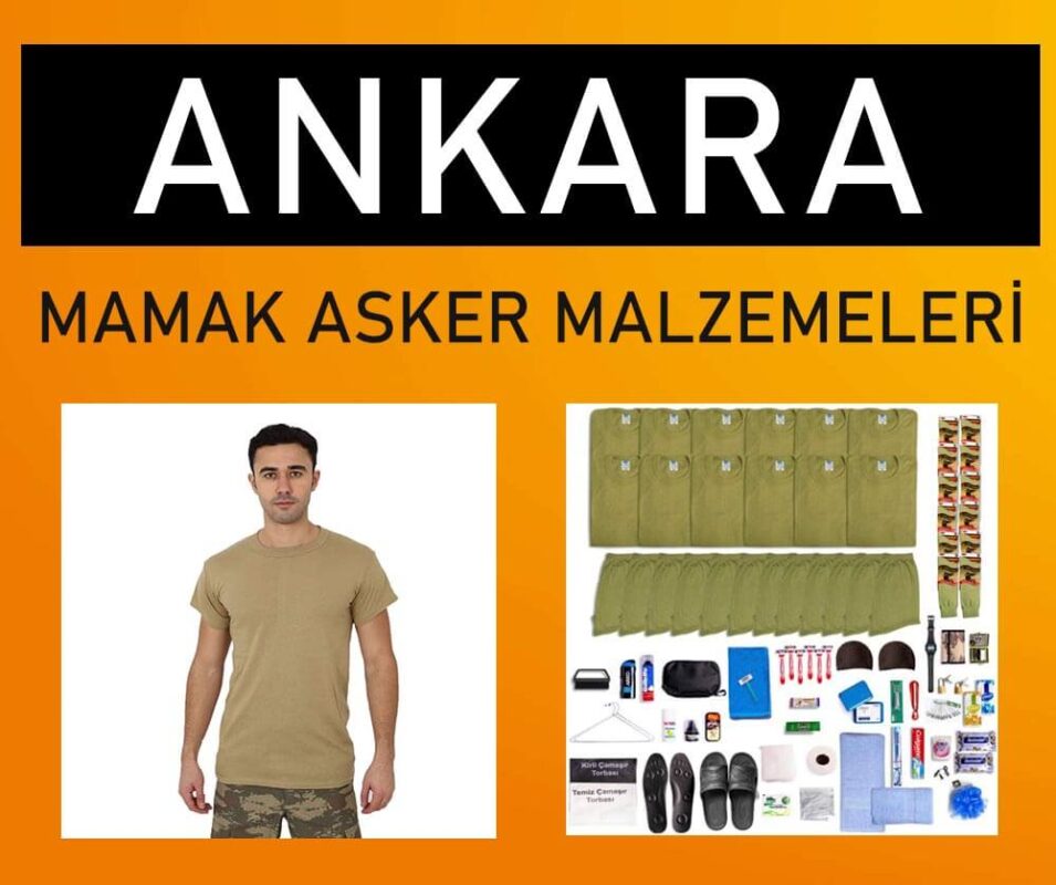 Ankara mamak asker malzemeleri birlik