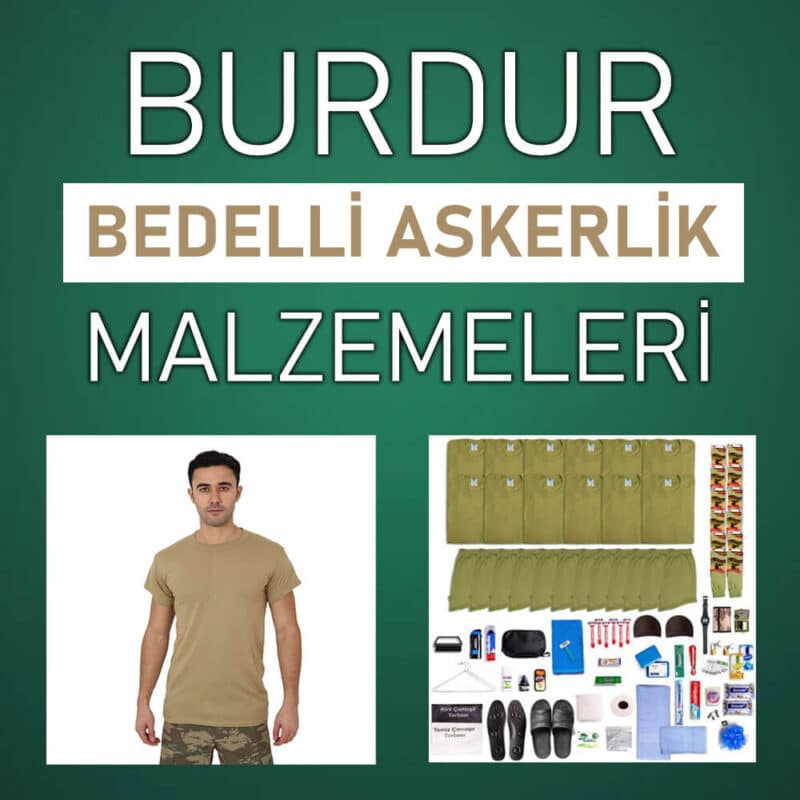 BURDUR bedelli askerlik malzemeleri jandarma