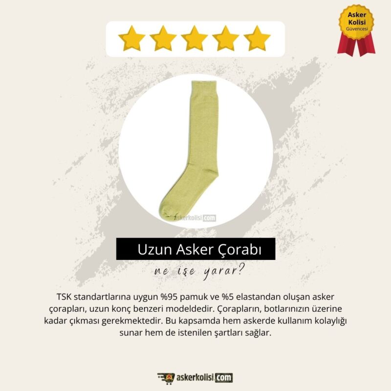 askeri corap asker corabi asker malzemeleri askere giderken alinacaklar