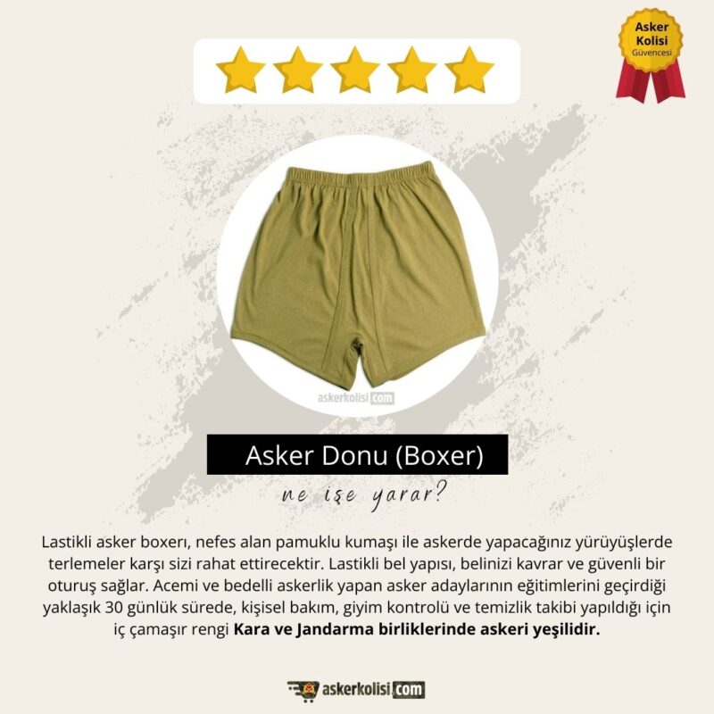 askeriboxer don asker malzemeleri askere giderken alinacaklar