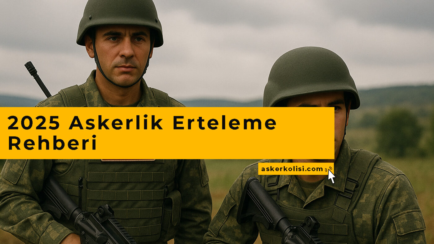 2025 Askerlik Erteleme Rehberi – Kimler, Nasıl Erteleyebilir