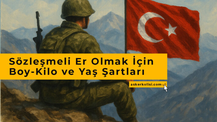 Sözleşmeli Er Olmak İçin Boy Kilo ve Yaş Şartları – 2025 Kriterleri