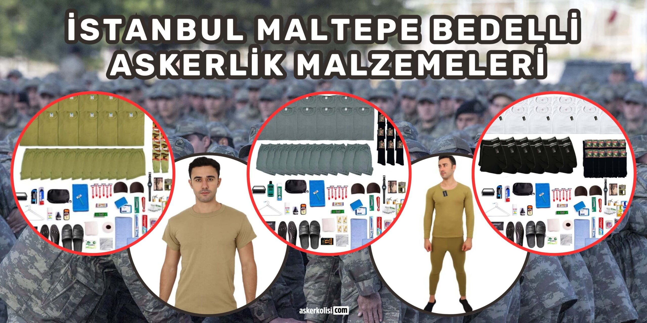 istanbul maltepe bedelli askerlik malzemeleri asker setleri