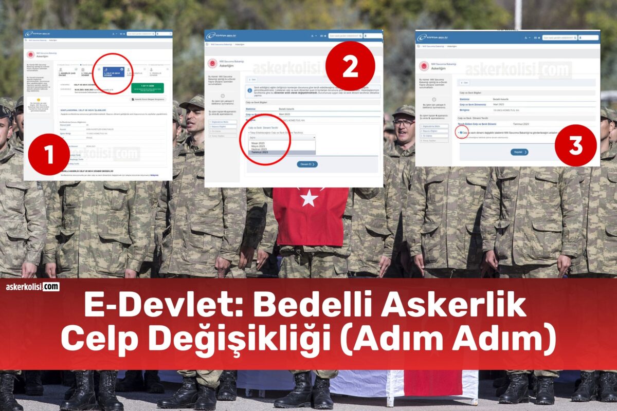 E‑Devlet Bedelli Askerlikte Değişiklik: Adım Adım Celp Değişikliği 1 E‑Devlet Bedelli Askerlik Celp Değişikliği Adım Adım