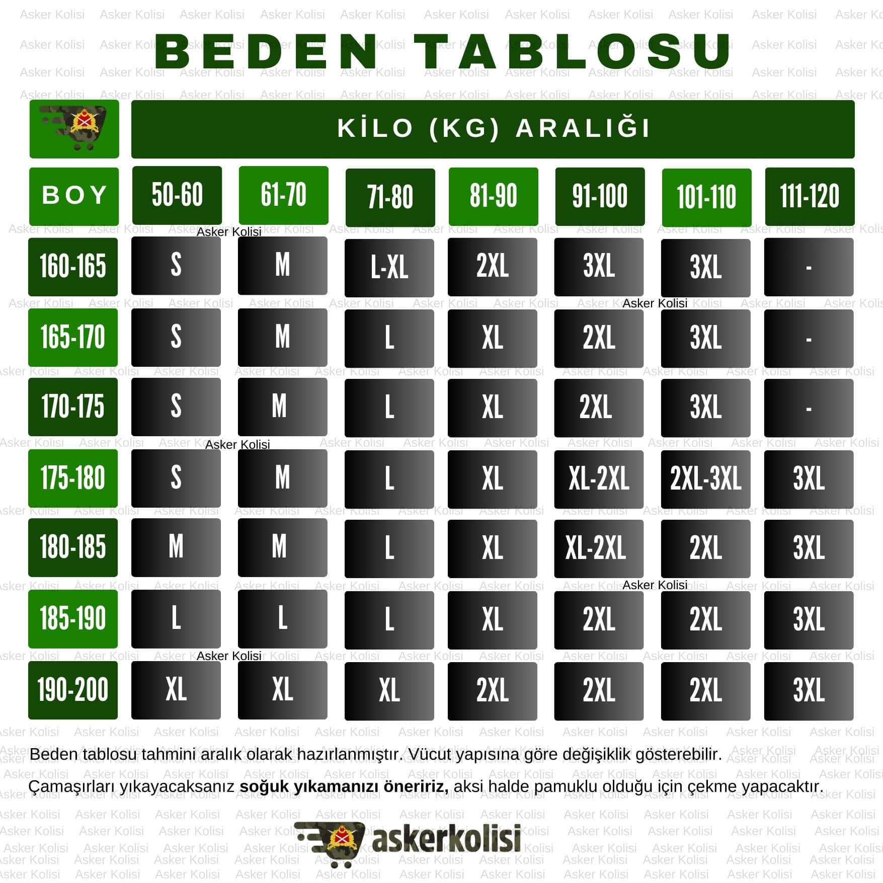 asker tisortu beden tablosu askerkolisicom (1)
