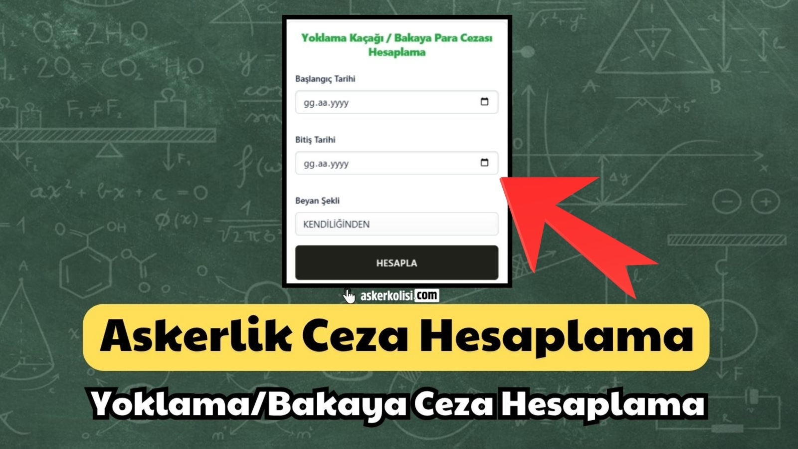 askerlik ceza hesaplama yoklama bakaya ceza hesaplama