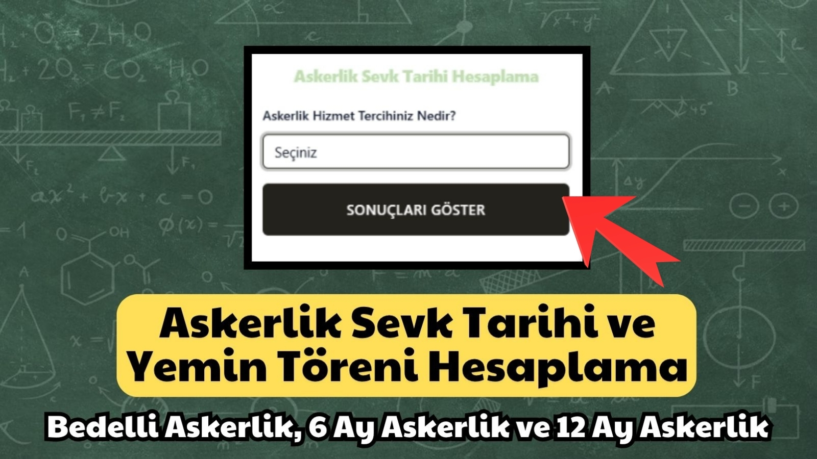 askerlik sevk tarihi ve yemin toreni hesaplama bedelli askerlik 6ay 12ay