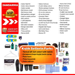 jandarma vip bedelli askerlik seti icersindekiler kislik