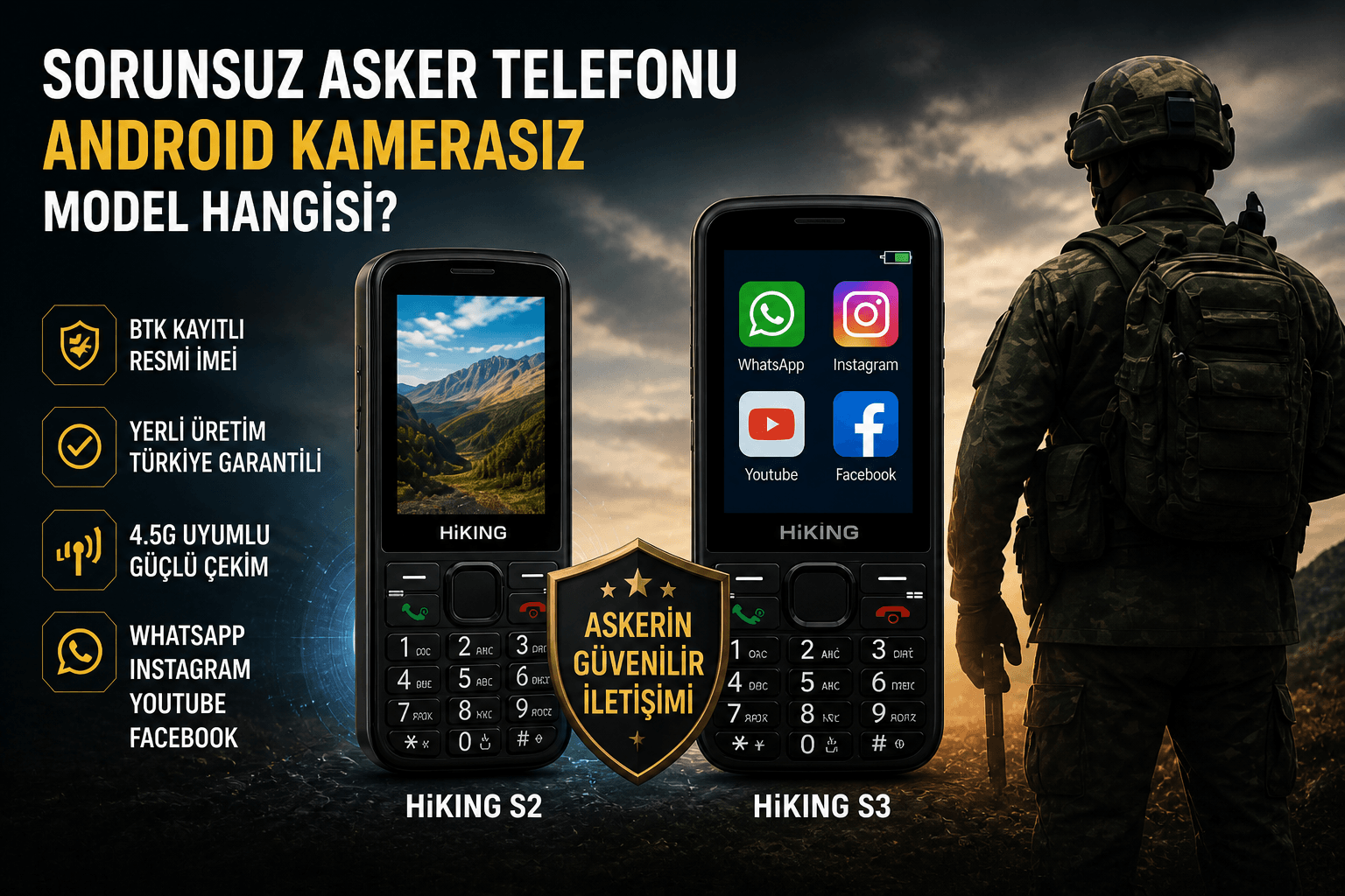 Sorunsuz Asker Telefonu Android Kamerasiz Model Hangisi 1