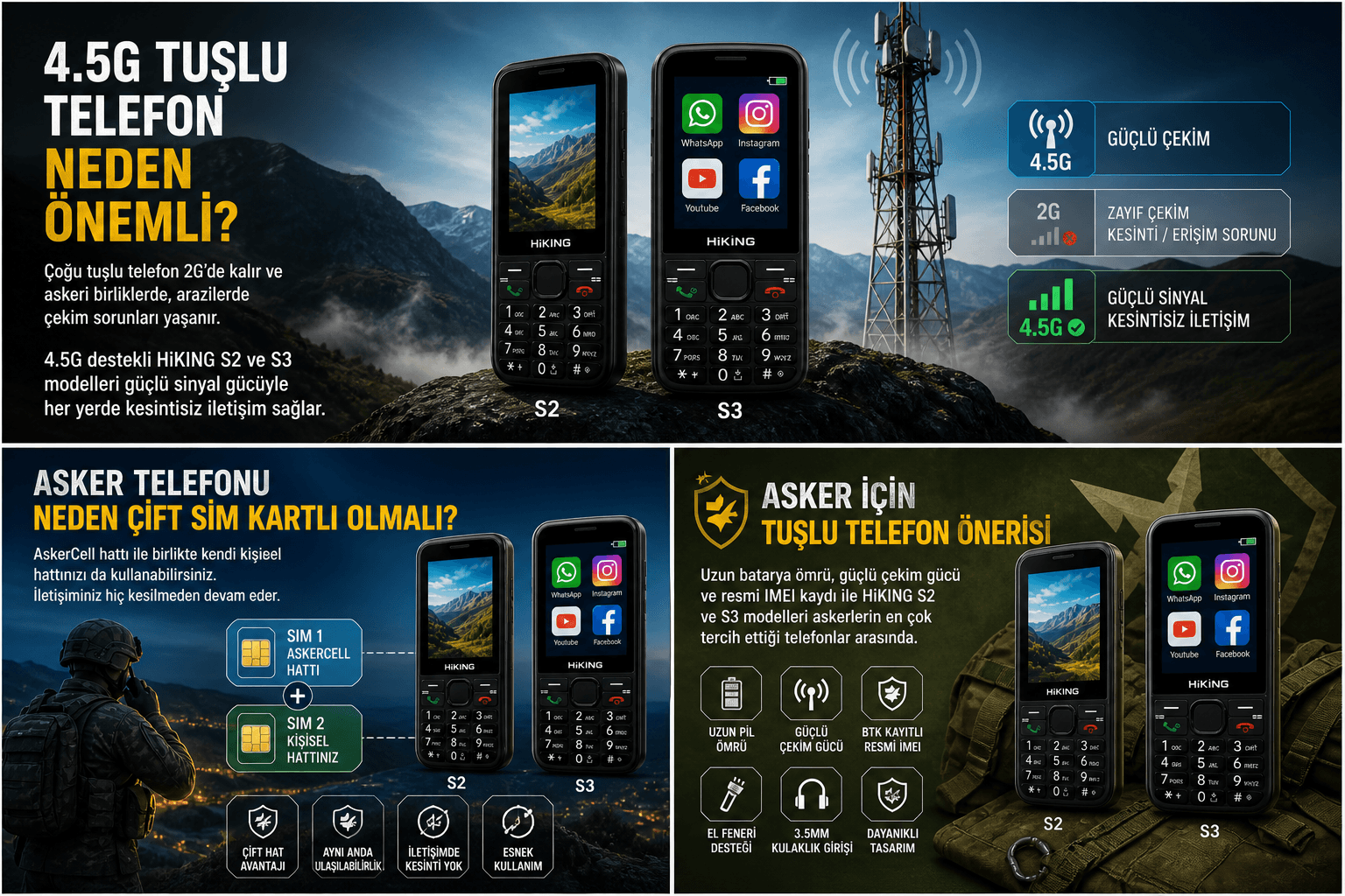 WhatsApp’lı Akıllı Tuşlu Asker Telefonu: Android Kamerasız Nasıl Olmalı? 4 tuslu asker telefonu nasil olmali 1