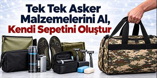 Asker Kolisi | Asker Malzemeleri & Asker Setleri 7 tek tek asker malzemeleri al banner